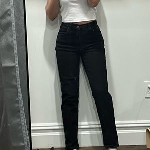 Black Semi Washed Jean